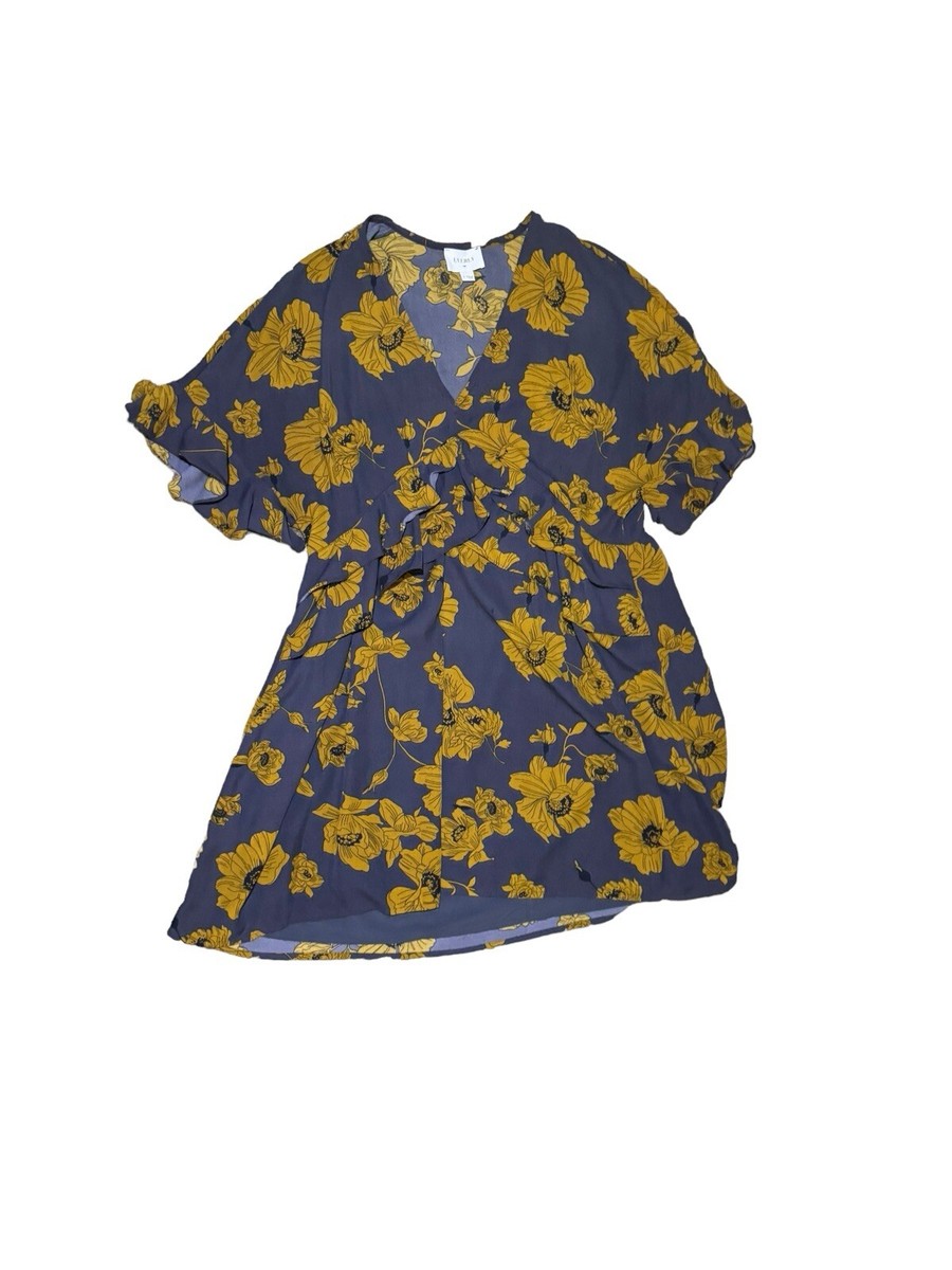 Everly Gray and Gold Floral Summer Wedding Guest Ruffle Mini Dress | eBay Everly Gray and Gold Floral Summer Wedding Guest Ruffle Mini Dress | eBay