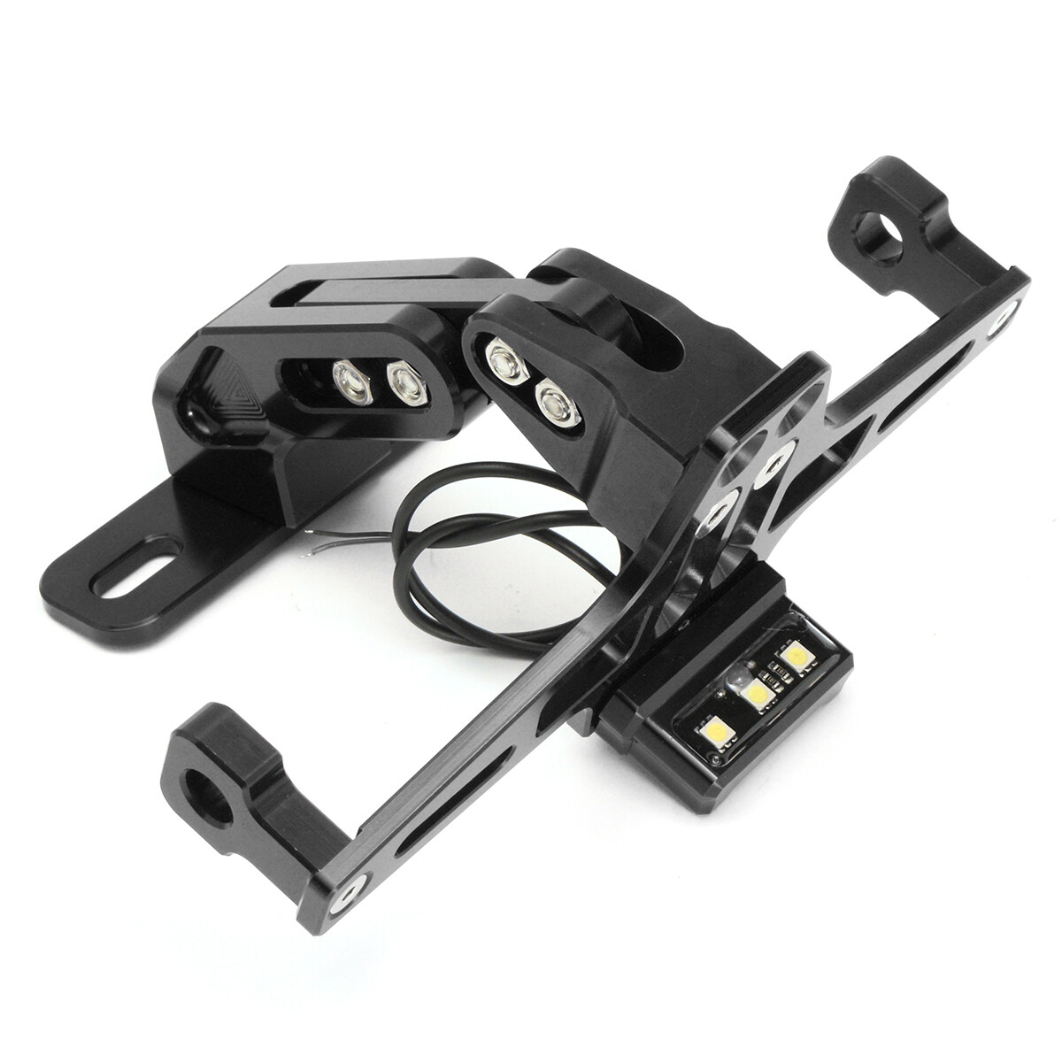 Motorcycle License Number Plate Holder Tail Tidy Bracket LED Fender eBay