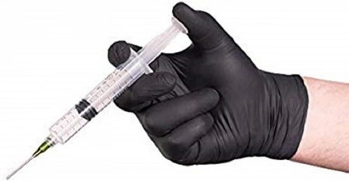 Black Nitrile Gloves Thick 5g Powder Free Industrial Medical Mechanic Tattoo - Picture 3 of 6