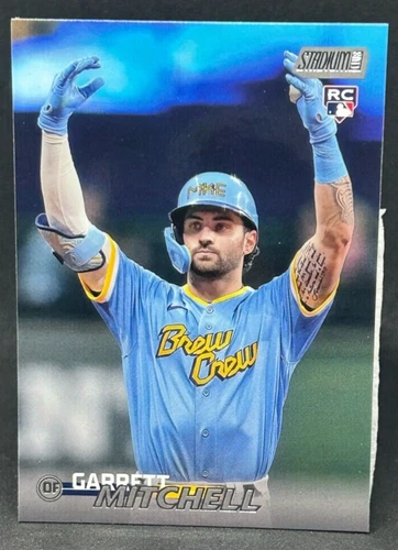 2023 Stadium Club #20 Garrett Mitchell Rookie Milwaukee Brewers (RC)