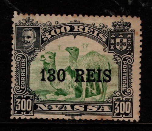 Nyassa Company 1903 130 reis on 300 surcharge 100r SG42 Mint
