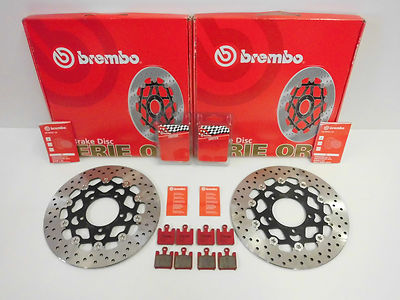 Brembo Bremsscheiben Bremse vorne + Beläge Kawasaki ZX6RR 600 ZX6R 636 ZX-6R