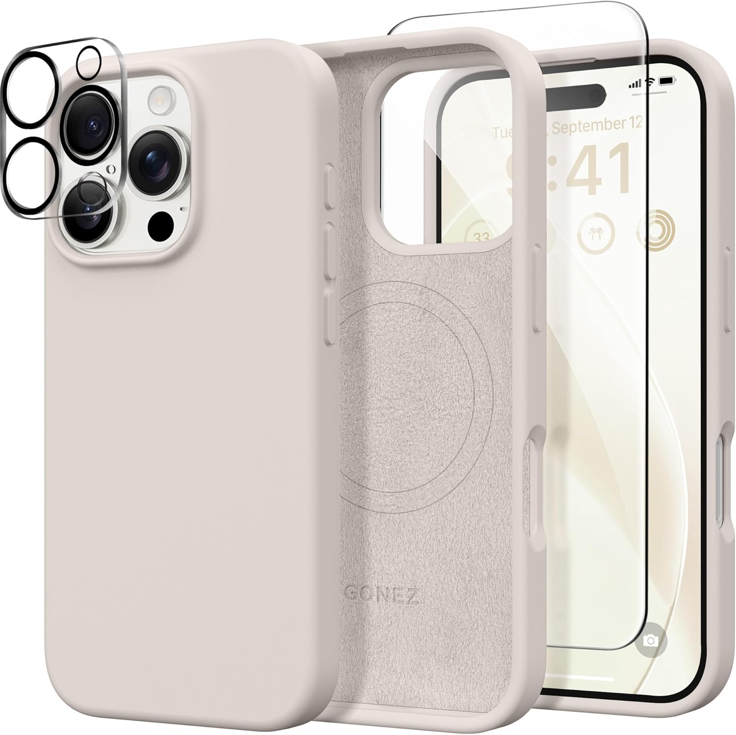 Magnetic for Iphone 16 Pro Case, Compatible with Magsafe, [2 Screen Protector +
