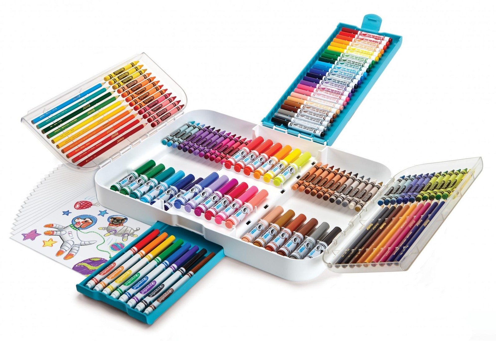 Multi Colored Pencils Drawing Set
