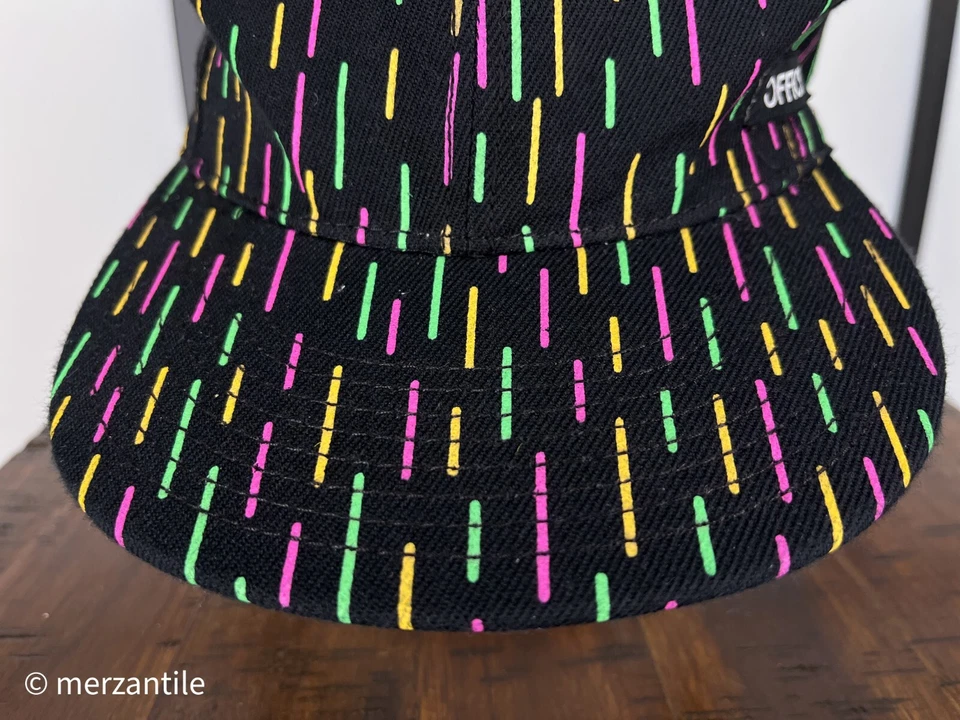 DC Shoes Hat Cap Fitted Men 7 5/8 Black Striped Very Special Made In USA Skate D - Image 3 of 4