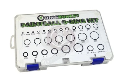 Oringmonkey Paintball Master Oring Kit - 28 SIZES - 560 ORINGS + SIZING CHART