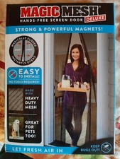 Magic Mesh Deluxe Hands-Free Screen Door 83" x 39"