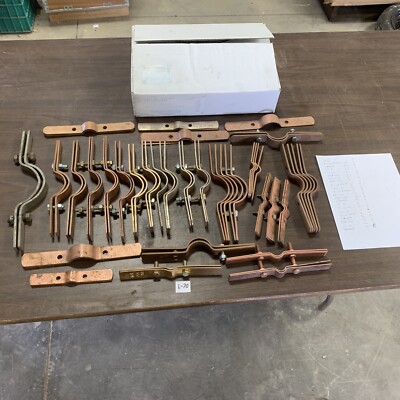 Wholesale Lot Of 63 Copper Pipe Riser Friction Clamp New Miscellaneous ...