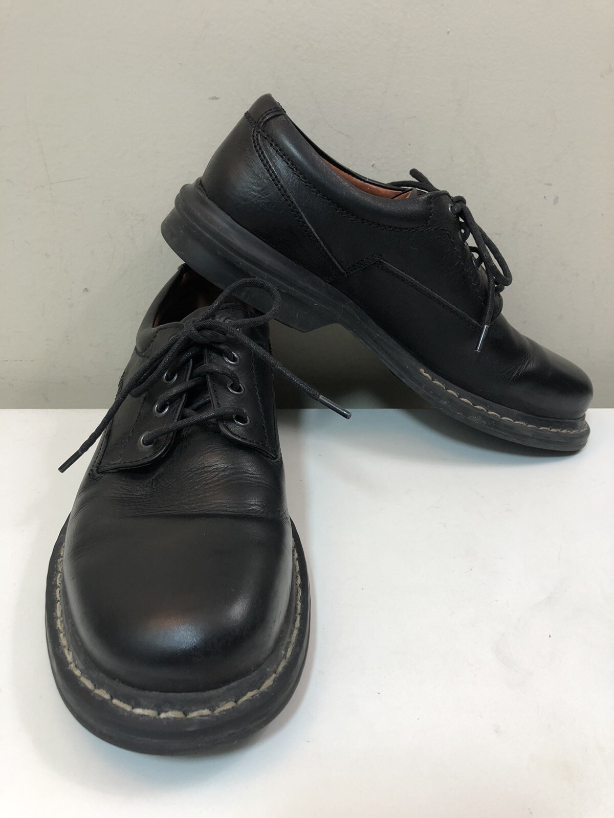 SAOLA Scarpe Oxford da uomo Johnston & Murphy nere in pelle con suola punto superiore 8 5 M
