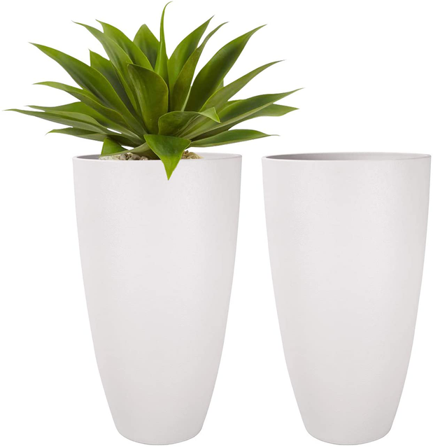 LA JOLIE MUSE Tall Planters Outdoor Indoor Tree Planter