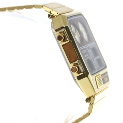 CITIZEN ANA-DIGI TEMP JG2103-72X Brown Gold Reproduction Men's