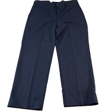 Red Kap Men's Dark Navy Straight Leg Industrial Uniform Pants PT20, Size 36x30