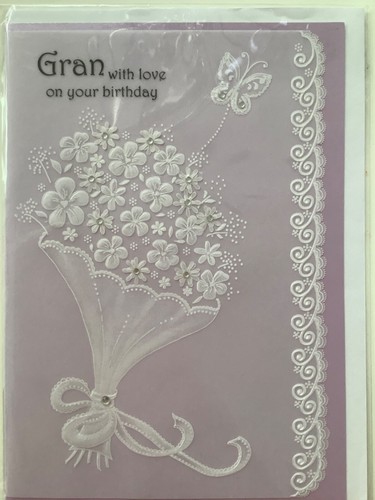 Gran Birthday Card….Gran, with love on your special birthday - Afbeelding 1 van 6