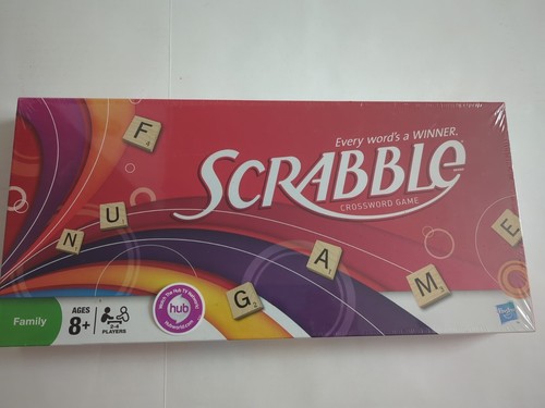 NEW SEALED - SCRABBLE CROSSWORD TABLE WORD GAME BY PARKER BROTHERS HASBRO 2007