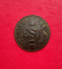 Beau bouton "Chemin de Fer EST", Paris.