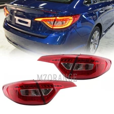 4PCS Left&Right LED Tail Light Lamp Brake For Hyundai Sonata Sedan 2015 16-2017