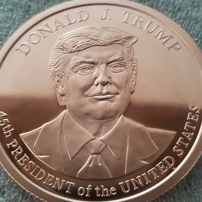 Donald Trump 2020 5 oz .999 Copper BU coin 45th President