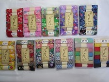 Pre-Cut Crepe Rayon Chirimen Print Series 7 Assort kimono Quilt Fabric Patchwork