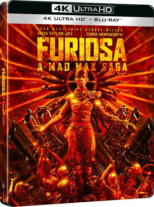 Blu-Ray 4K Uhd Furiosa: A Mad Max Saga (Steelbook 3) (4K Ultra Hd + Blu-Ray)