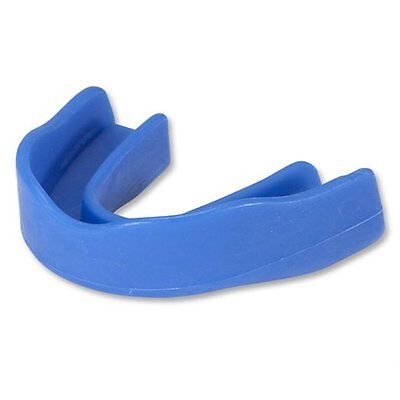 NEW! Royal Blue Mouth Guard Mouthguard Piece Teeth Protection Karate  Football 