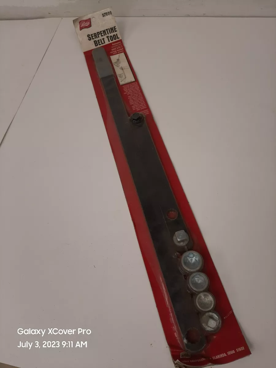 Lisle serpentine belt tool top
