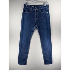AG Adriano Goldschmied Farrah Skinny High Rise Jeans Dark Wash 29R Made in USA