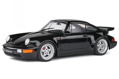 SELTENER Porsche 911 (964) 3.8 RS von 1990 schwarz in 1:18 Solido S1803404