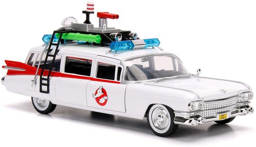 Ghostbusters Model Car ECTO-1 22cm 1/24 Diecast Metal Original JADA TOYS - Picture 2 of 5