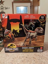 NEW Jurassic Park '93 Classic Dennis Nedry Track  Chase Pack Figure from Mattel
