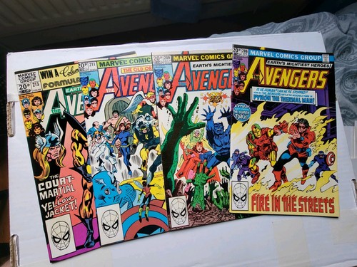 AVENGERS #206 #209 #211 #213 1981 MARVEL COMICS  FINE CONDITION 