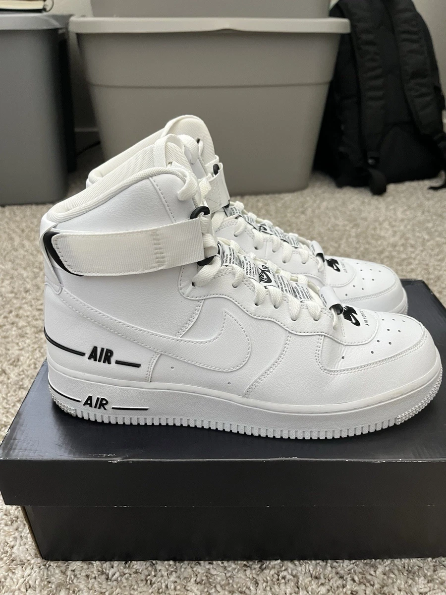Nike Air Force 1 07 High Black White for Sale | Authenticity