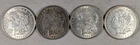 LOT OF 4 1921 P MORGAN SILVER DOLLARS #89