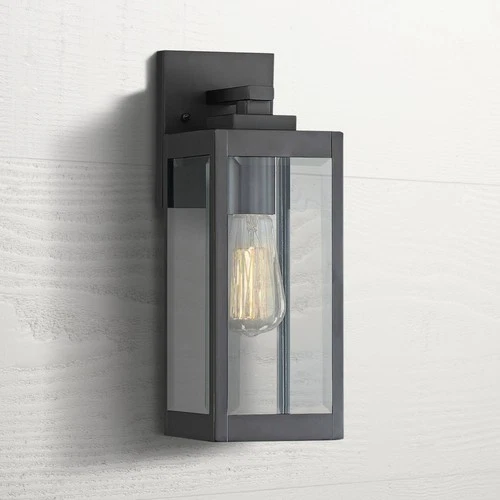 Quoizel Westover 14 1/4" High Earth Black Outdoor Wall Light - Picture 1 of 2