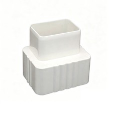 Square PVC Downspout Rain Drainage Pipe for Home For Eaves Water Diversion