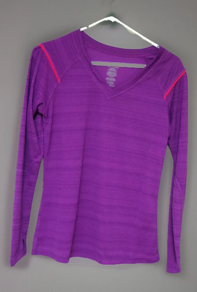 Jockey Sport Mujer S Púrpura Cuello en V Top Pullover Poliéster Atlético Nuevo Con Etiquetas Foto 4 de 4