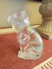 Hand Painted FENTON French Opalescent Curious Cat Figurine~95th Anniversary — photo 10