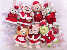 Tokyo DisneySea Duffy  Friends Dancing Snowflakes Plush Badge Full Set Japan