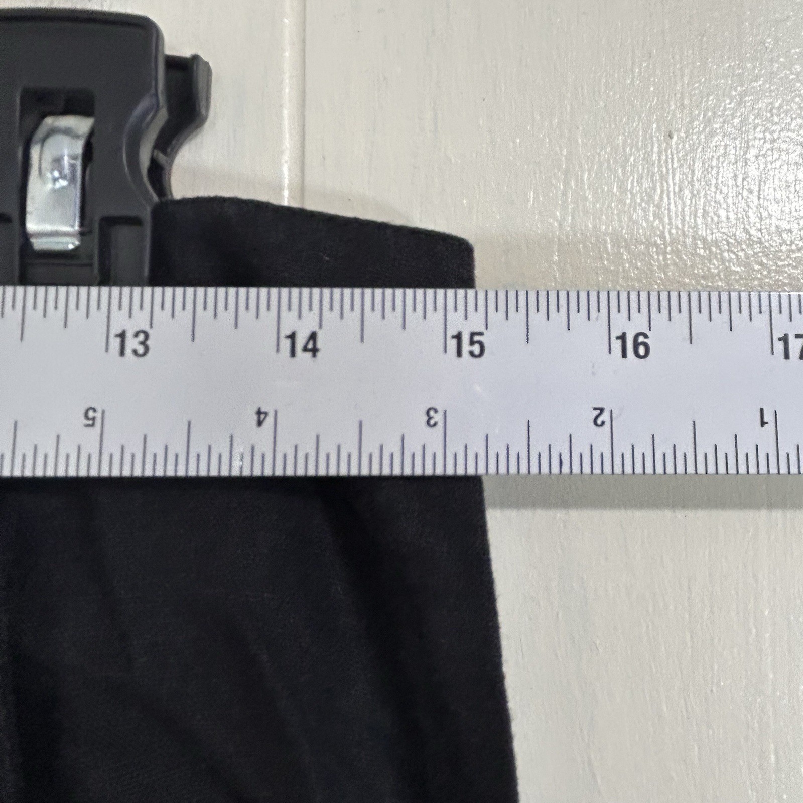 Basic Threads Black Linen Pants Size Medium Wide … - image 14