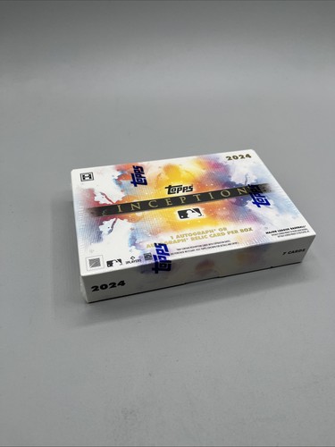 2024 Topps Inception Baseball Factory Sealed Hobby Box
