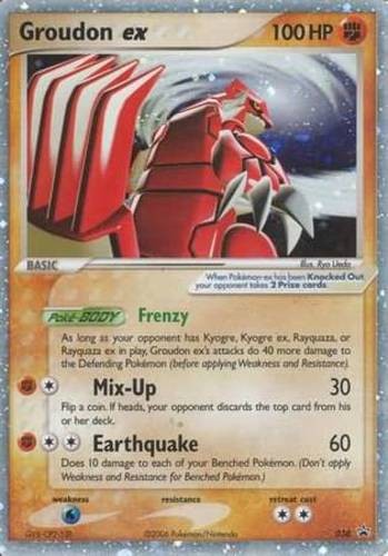 Heavy Play x 1 Groudon ex - 038 - EX Collector's Tins Black Star Promos: Nintend