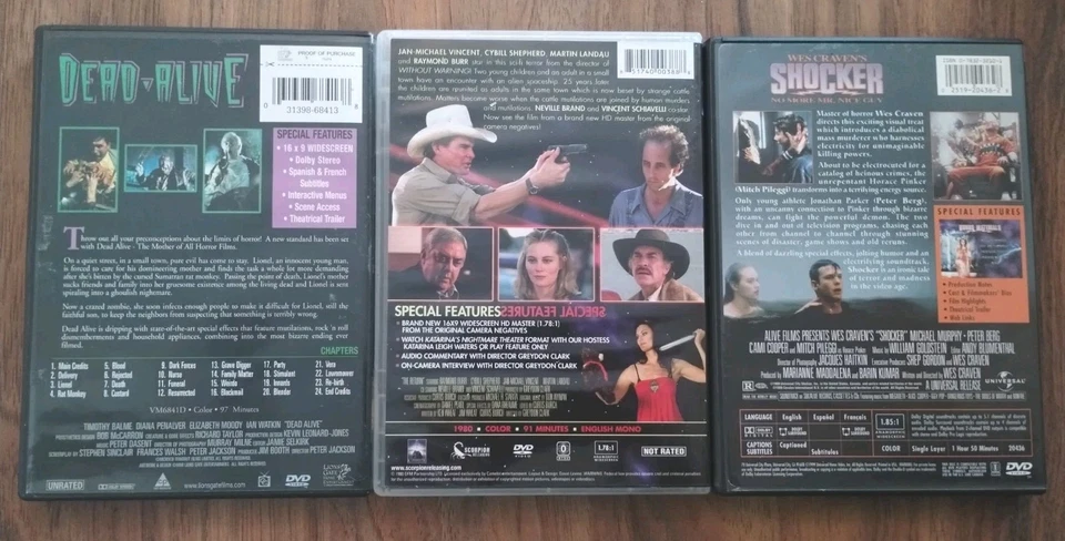 Dead Alive/The Return/Shocker/Horror/Thriller/Sci Fi/Sleaze/Exploitation!! - Image 2 of 4