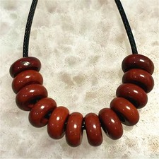 3DCHS20 20pcs 14x8mm Natural Rainbow Jasper Large Hole Beads