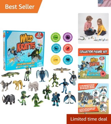 Wild Kratts Action Figures Set 22 Pack Plastic 3 Inch Collectible Play