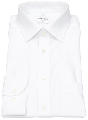 Marvelis Hemd Modern Fit weiß extra langer Arm 69cm