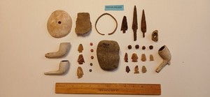 HUGE RARE Little Bighorn Custer relic artifact collection Old West Battle...