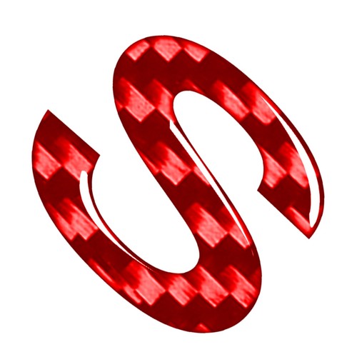 Okno Drzwi Ściana Samochód Odznaka Emblemat Alfabet List Naklejka Naklejka "S" - Zdjęcie 3 z 9