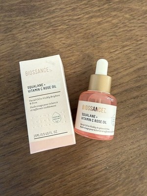 Biossance Squalane + Vitamin C Rose Oil - 15 ML Perfekt- NEU