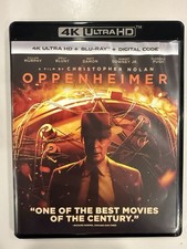 Oppenheimer 4K UHD Blu Ray No Digital - No Slipcover- Nolan