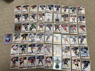 1990-91 Panini Hockey Stickers Lot Of 46