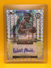 2025-26 Topps Finest Electrifying Signatures Robert Parish Auto Celtics #ESG-RP